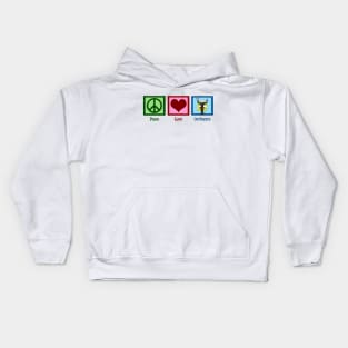 Peace Love Orchestra Kids Hoodie